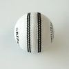 Grip Active County Match White Cricket Ball, Premium Leather, Hand-Stitched, Ideal for Professional Matches