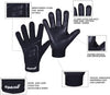Premium Gaelic Football Gloves - Full Black