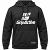Black Pullover Hoodie with Kangaroo Pocket