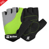 Black Short Finger Cycling Gloves