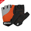 Black Short Finger Cycling Gloves