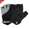 Black Short Finger Cycling Gloves